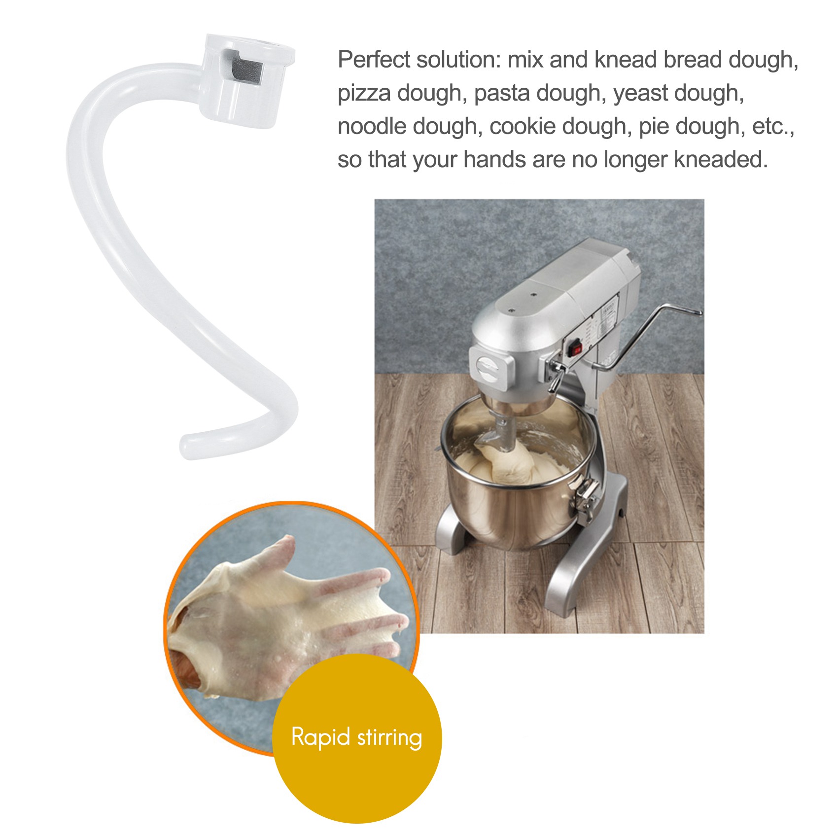 Kitchenaid Mixer Pro 600 - StirrerSpiral Dough Hook สําหรับ Kitchen Aid