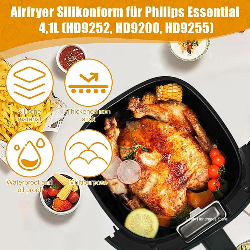 แม่พิมพ์ซิลิโคนสำหรับหม้อทอดไร - Philips Air Fryer Hd9252 บทวิจารณ์และราคา