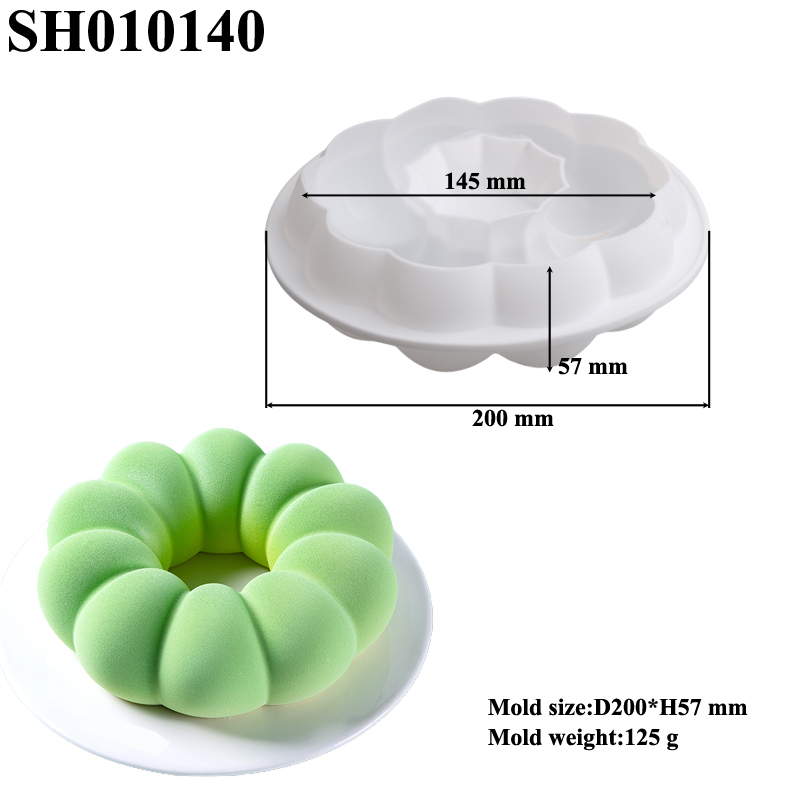 พิมพ์เค้กมูสโดนัทรูปกลีบดอกไม้ - Donut Mold Silicone บทวิจารณ์และราคา