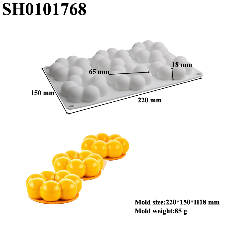 พิมพ์เค้กมูสโดนัทรูปกลีบดอกไม้ - Donut Mold Silicone บทวิจารณ์และราคา