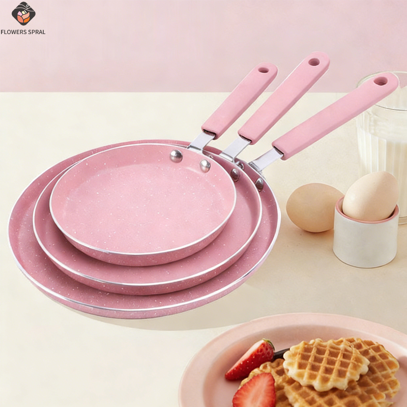 กระทะทอดสีชมพูแบบไม่ติด 1 ใบ ส - Egg Waffle Pan บทวิจารณ์และราคา