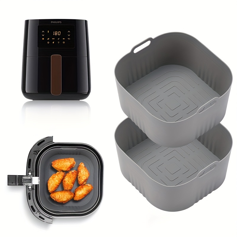2 ชิ้น Square Air Fryer ถาดอบซ - Philips Air Fryer Hd9252 บทวิจารณ์และราคา