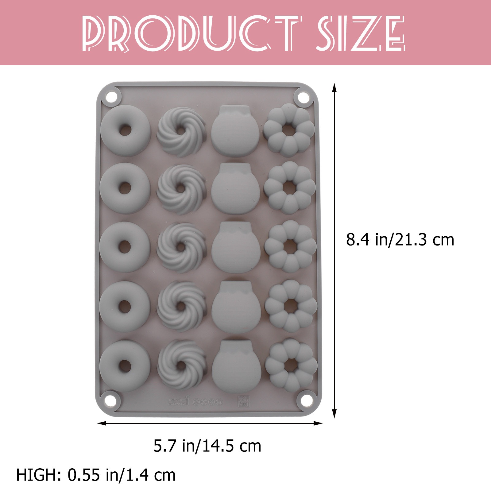 แม่พิมพ์โดนัทช็อกโกแลตซิลิโคน  - Donut Mold Silicone บทวิจารณ์และราคา