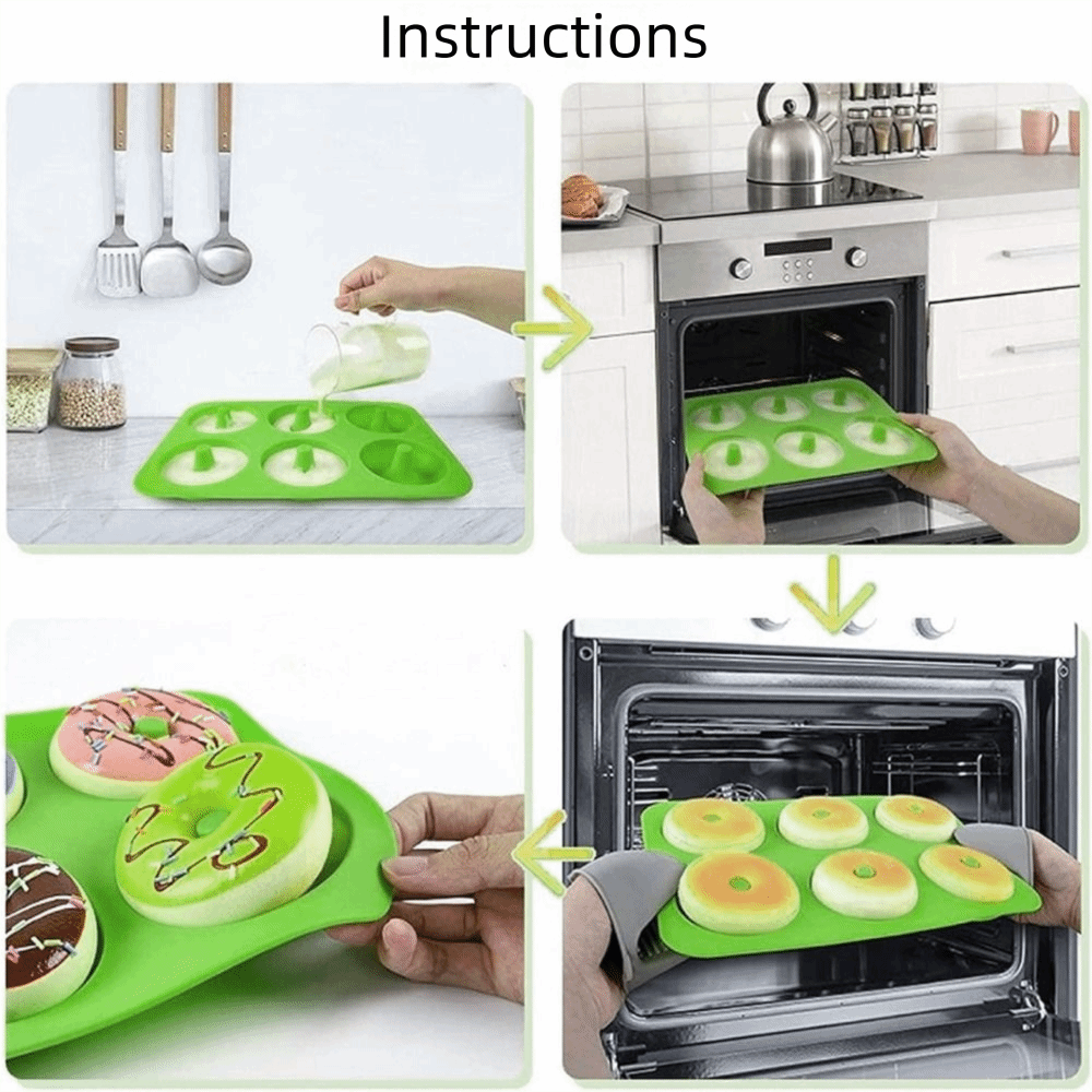 แม่พิมพ์โดนัทซิลิโคนใหม่ ทนควา - Donut Mold Silicone บทวิจารณ์และราคา